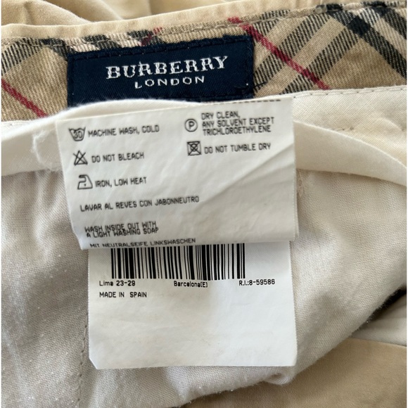 EUC BURBERRY COTTEN TROUSER SZ 4X -62 - Picture 10 of 13
